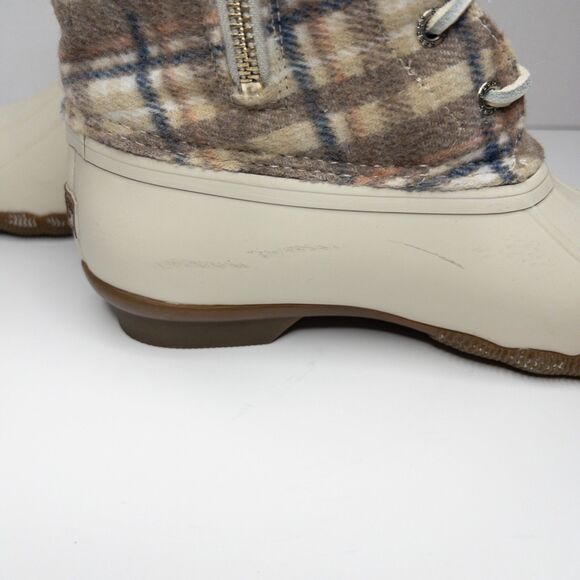 Sperry Duck Boots Women’s Plaid Waterproof Insulated Winter Boots Size 7 - Picture 11 of 16